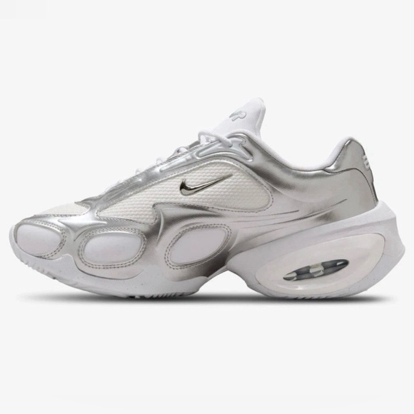 Nike 💅✨ Air Max Muse Y2K Runner White Metallic Silver Shoes FV1920-100 7 8 9 9.5 - Picture 4 of 13